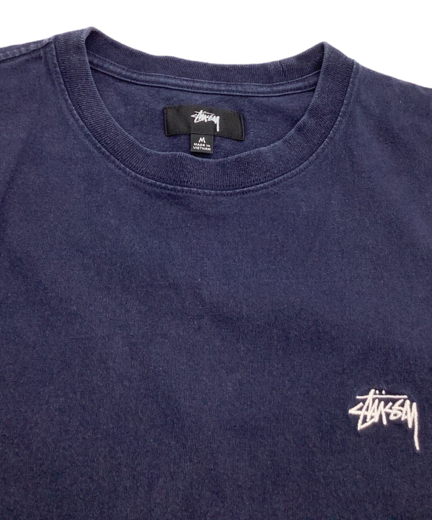 中古・古着通販】stussy (ステューシー) 長袖Tシャツ ネイビー サイズ 