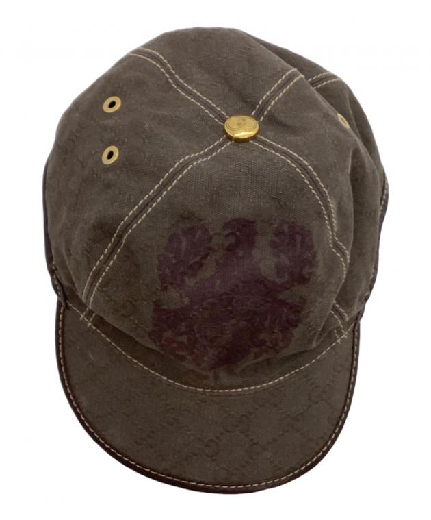 中古・古着通販】GUCCI (グッチ) キャップ ブラウン｜ブランド・古着