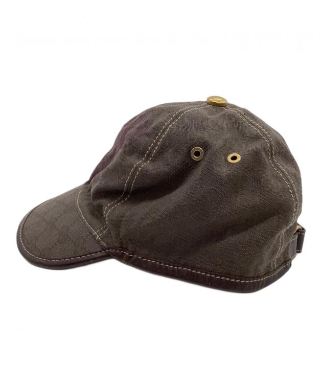 【新品未使用】GUCCI キャップ 中古・古着通販】GUCCI (グッチ) キャップ ブラウン｜ブランド・古着