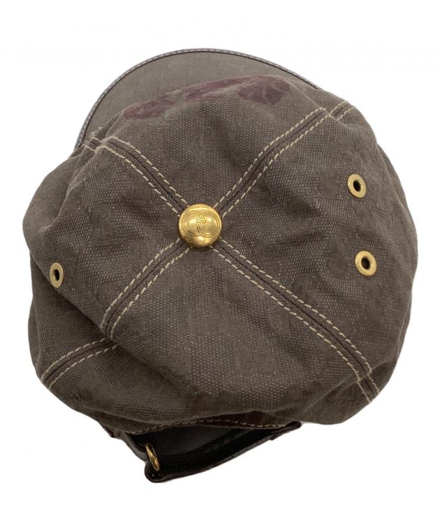 中古・古着通販】GUCCI (グッチ) キャップ ブラウン｜ブランド・古着