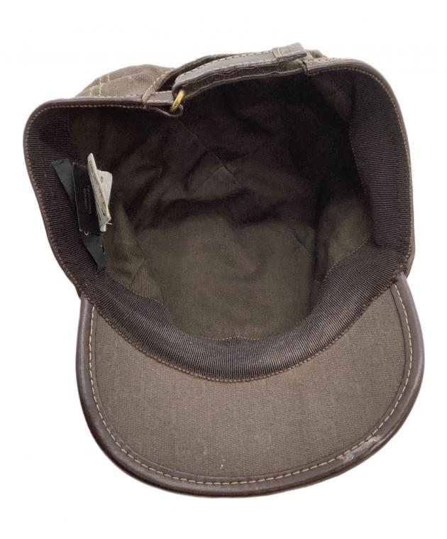 中古・古着通販】GUCCI (グッチ) キャップ ブラウン｜ブランド・古着