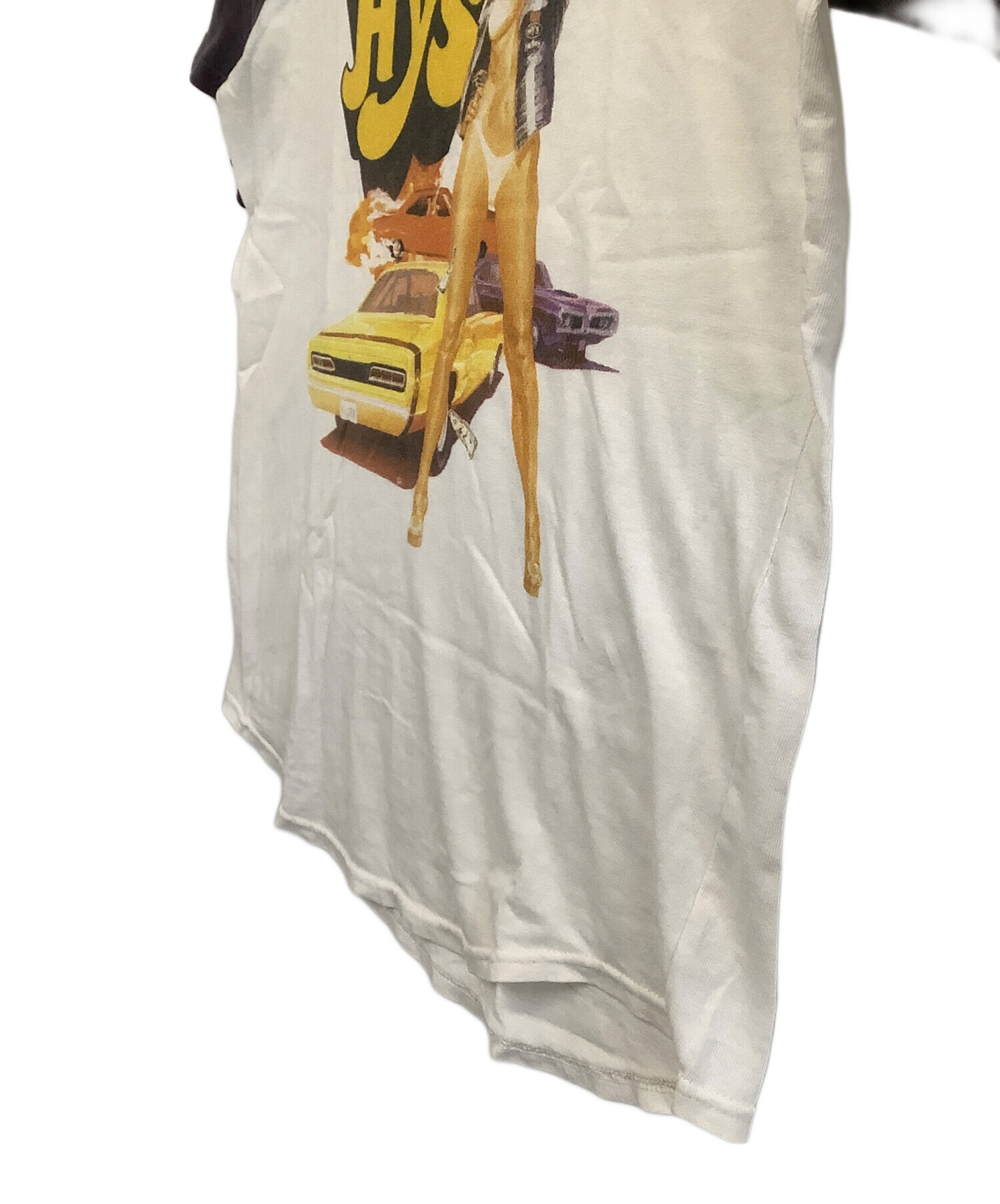 Hysteric Glamour ラグラン ロングスリーブTシャツ FREE 中古・古着通販】Hysteric Glamour (ヒステリックグラマー) 半袖T