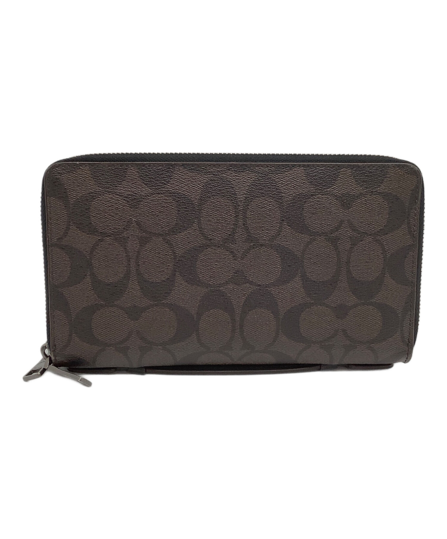 中古・古着通販】COACH (コーチ) セカンドバッグ シグネチャー ダブル
