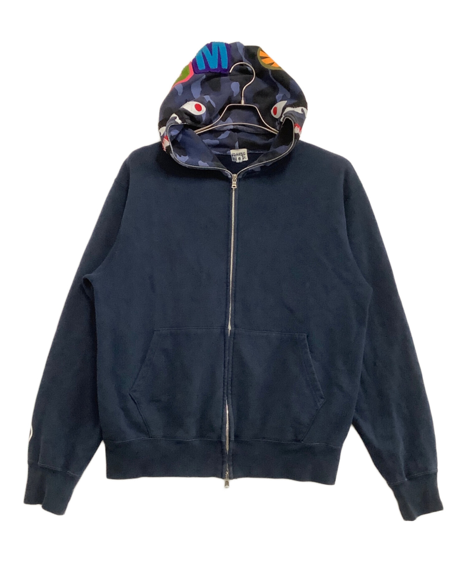 A BATHING APE エイプ90s初期タグ フルジップパーカー 中古・古着通販】A BATHING APE (アベイシングエイプ) ジップパーカー