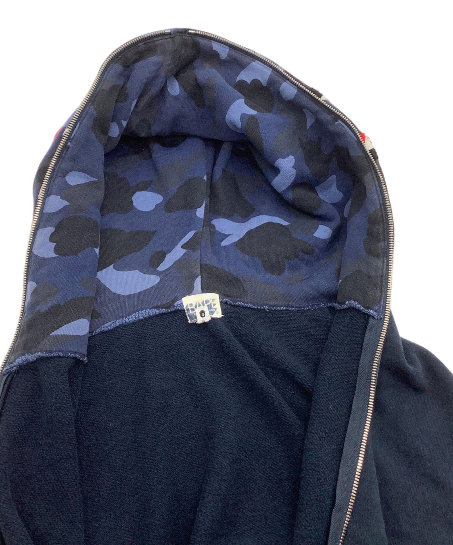 中古・古着通販】A BATHING APE (アベイシングエイプ) ジップパーカー