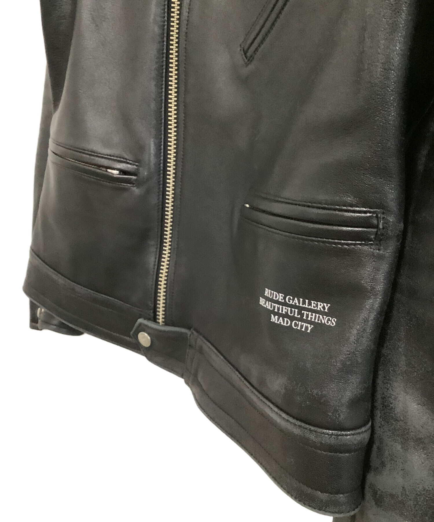 中古・古着通販】RUDE GALLERY (ルードギャラリー) レザーライダース
