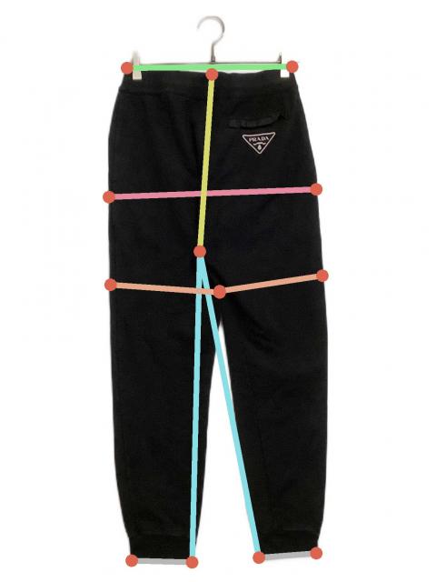 中古・古着通販】PRADA (プラダ) スウェットパンツ ブラック サイズ:S
