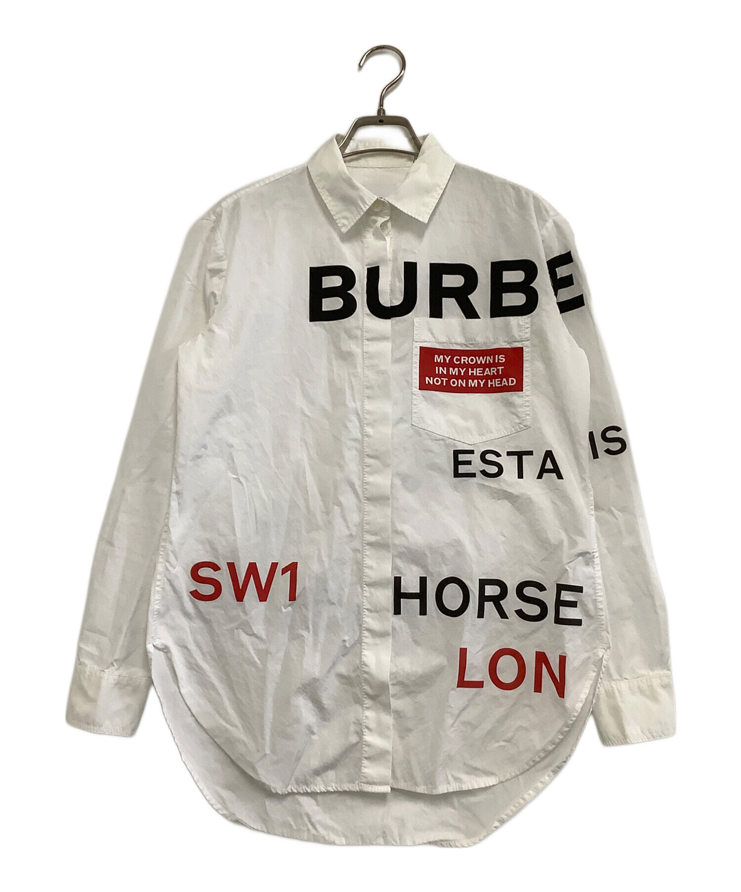 中古・古着通販】BURBERRY (バーバリー) ホースフェリープリントシャツ