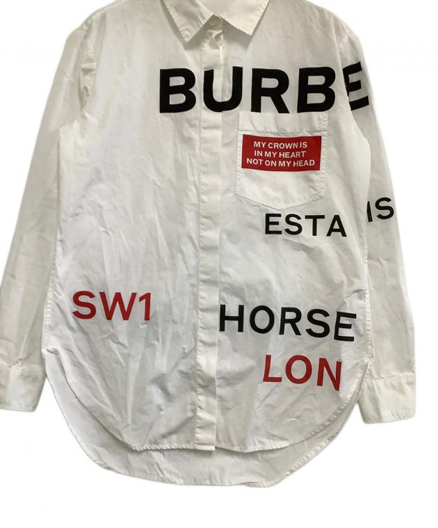 中古・古着通販】BURBERRY (バーバリー) ホースフェリープリントシャツ