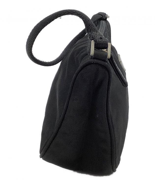 中古・古着通販】PRADA (プラダ) アクセサリーポーチ ブラック