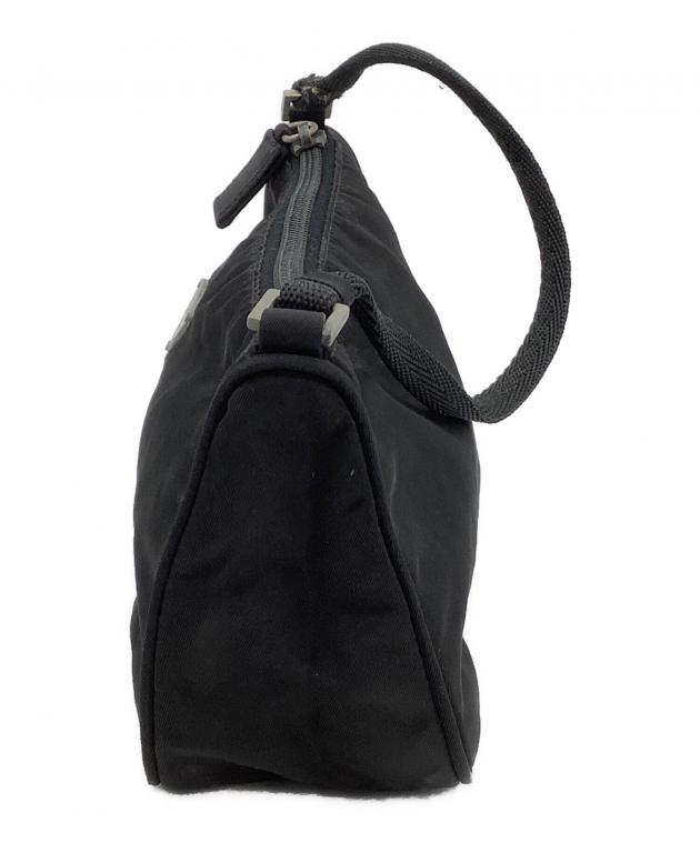中古・古着通販】PRADA (プラダ) アクセサリーポーチ ブラック