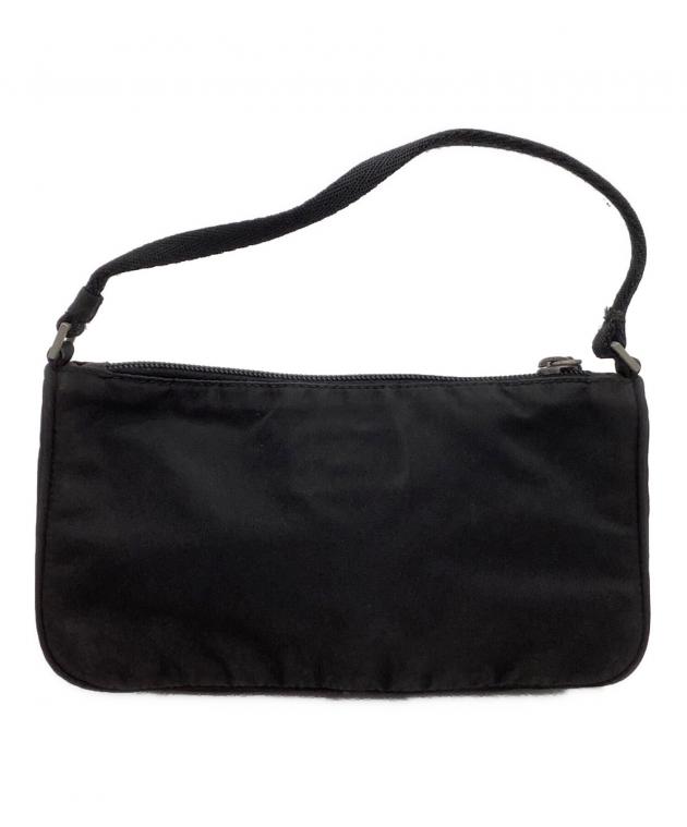 中古・古着通販】PRADA (プラダ) アクセサリーポーチ ブラック