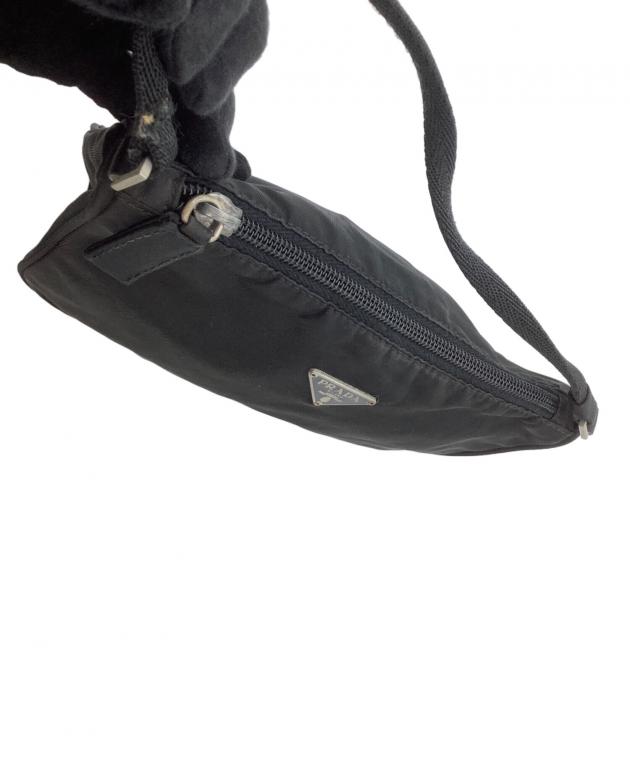 中古・古着通販】PRADA (プラダ) アクセサリーポーチ ブラック