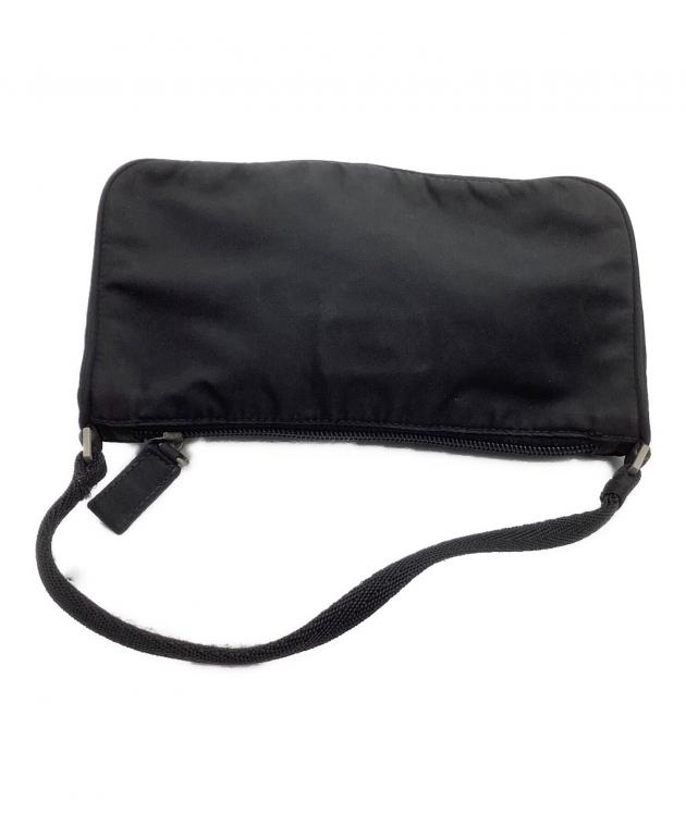 中古・古着通販】PRADA (プラダ) アクセサリーポーチ ブラック