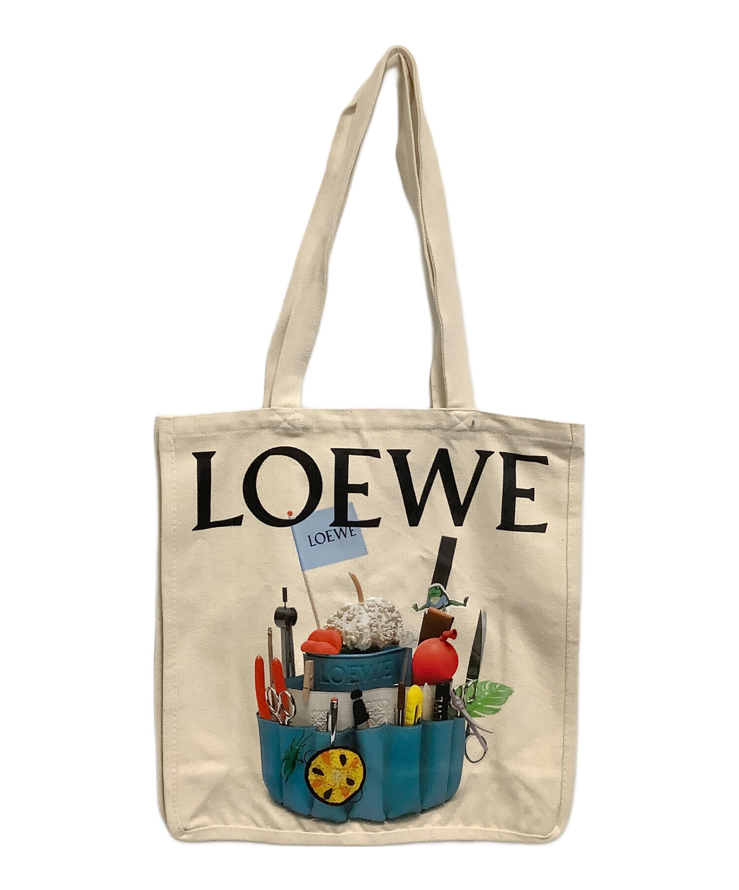 【未使用】LOEWE ロエベ 展示会限定 非売品トートバッグ 中古・古着通販】LOEWE (ロエベ) トートバッグ ロエベ展限定 ベージュ