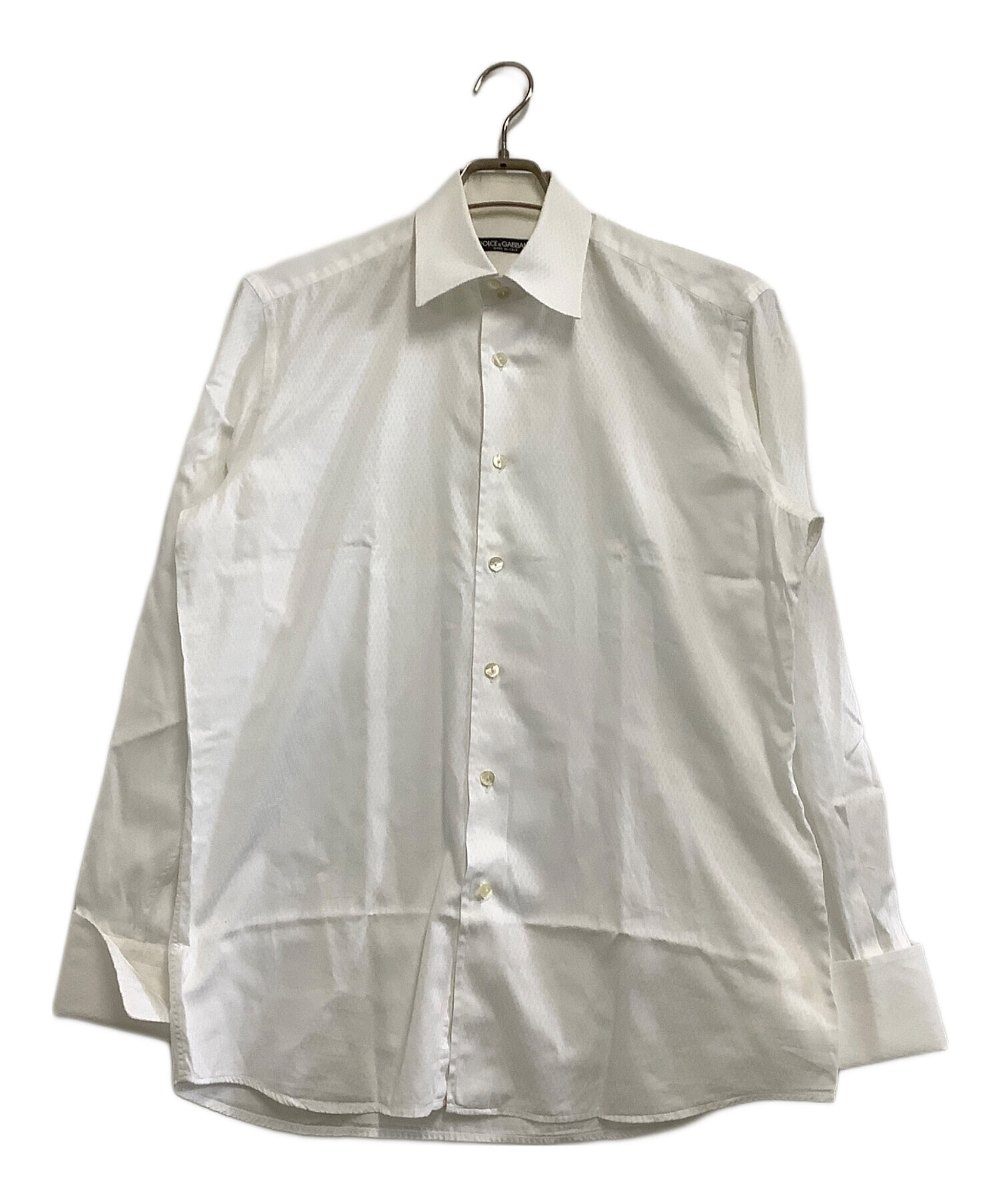S*n様 h018r126 ドルチェ&ガッバーナ　ホワイトレース長袖シャツ　フラ 中古・古着通販】DOLCE & GABBANA (ドルチェ＆ガッバーナ) 長袖シャツ