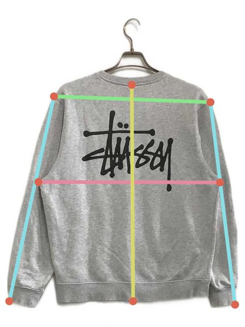 中古・古着通販】stussy (ステューシー) クルーネックスウェット