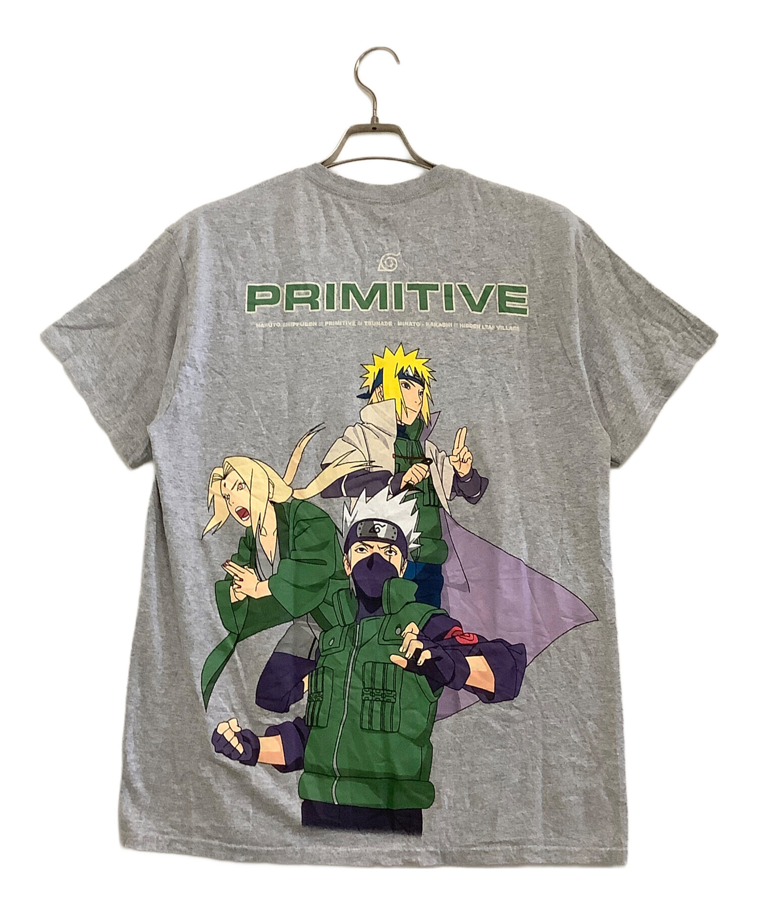 中古・古着通販】NARUTO (ナルト) 半袖Tシャツ ミナト/古着 グレー