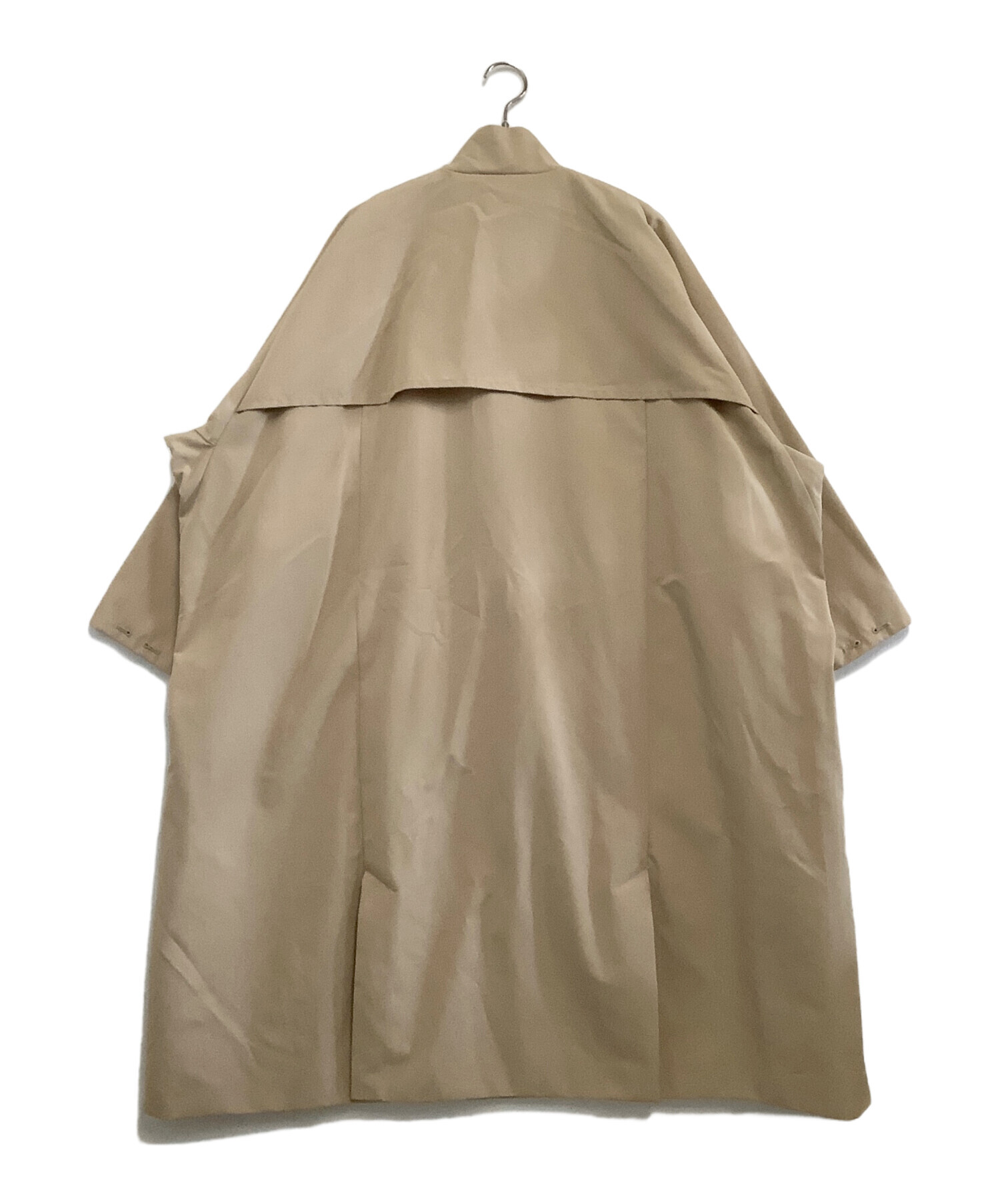 JULY NINE スタンドカラーコート　ベージュ 中古・古着通販】JULY NINE (ジュライナイン) スタンドカラーコート