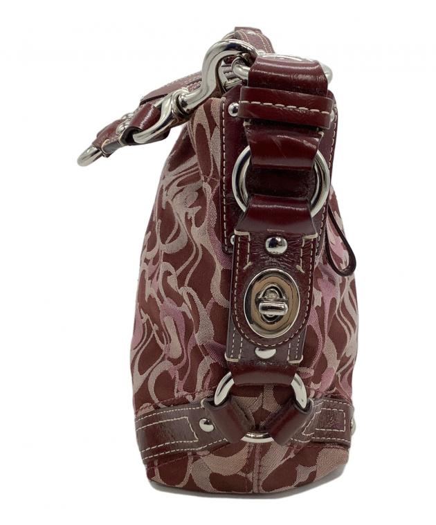 中古・古着通販】COACH (コーチ) ワンショルダーバッグ シグネチャー