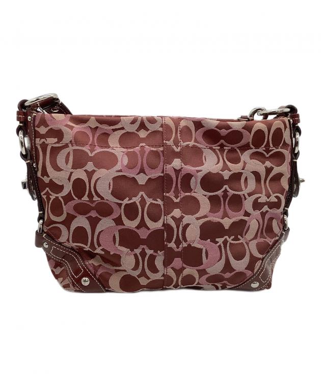 中古・古着通販】COACH (コーチ) ワンショルダーバッグ シグネチャー