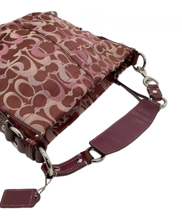 中古・古着通販】COACH (コーチ) ワンショルダーバッグ シグネチャー