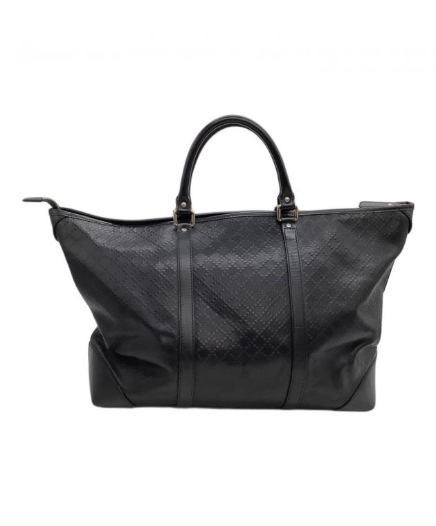 GUCCI グッチ　黒　トートバッグ 中古・古着通販】GUCCI (グッチ) トートバッグ ディアマンテ ブラック