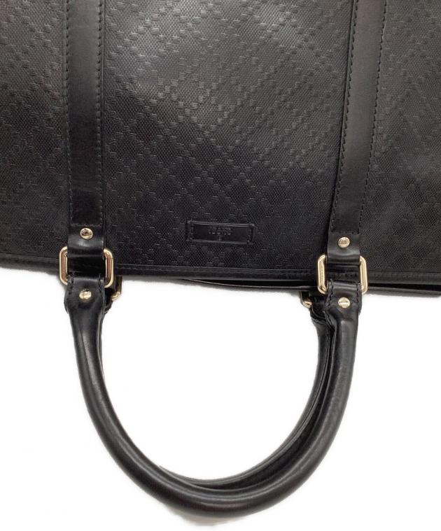 中古・古着通販】GUCCI (グッチ) トートバッグ ディアマンテ ブラック