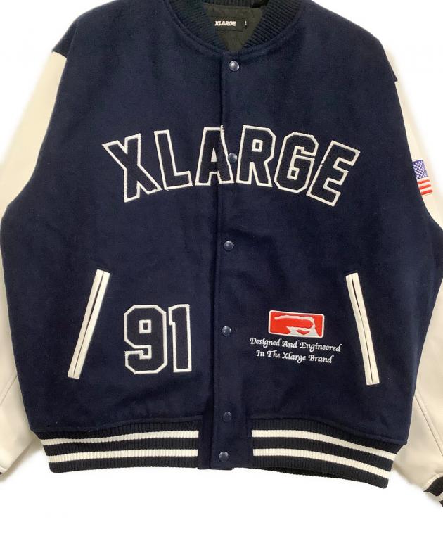 中古・古着通販】X-LARGE (エクストララージ) スタジャン OG LOGO
