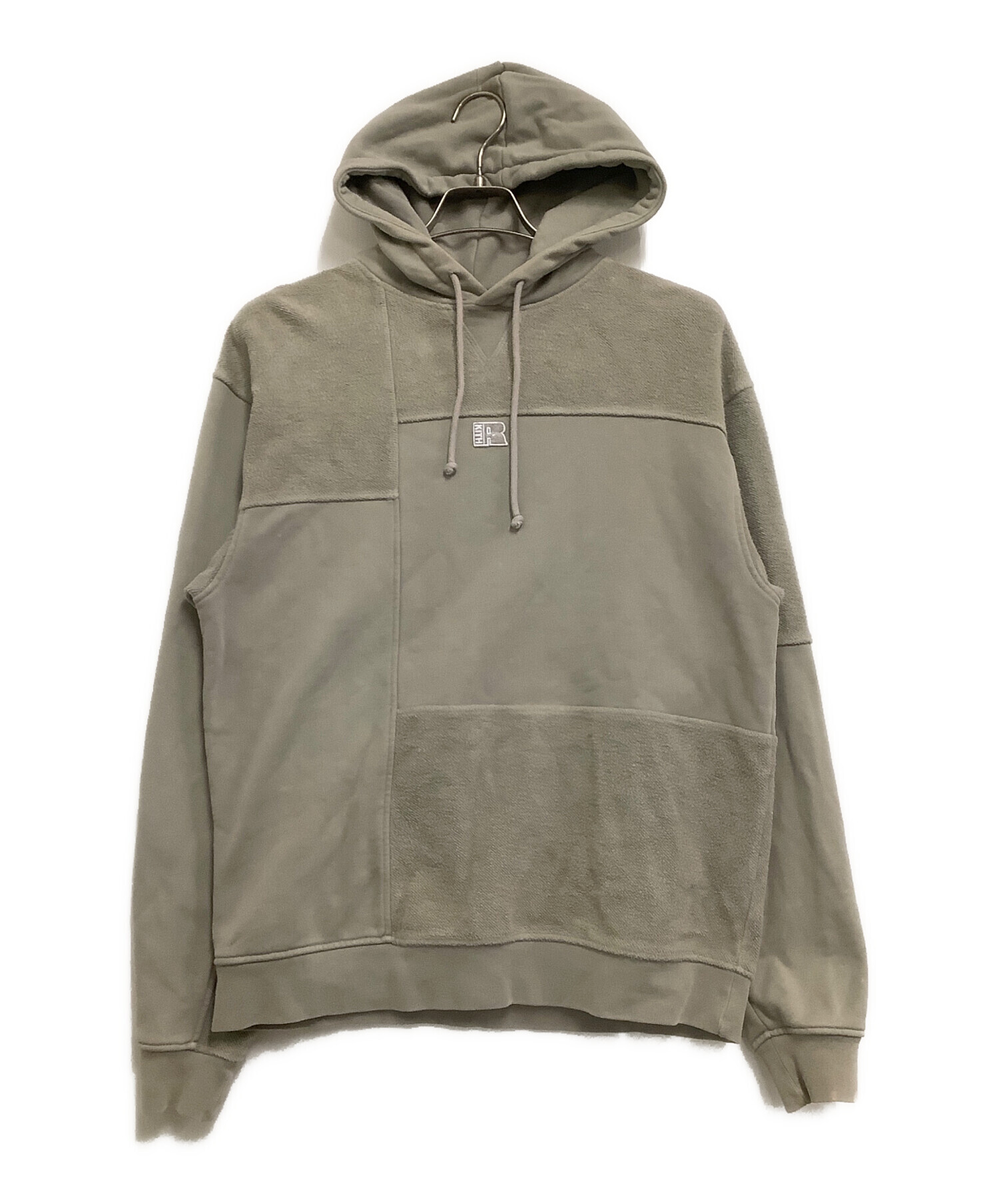 中古・古着通販】KITH (キス) プルオーバーパーカー ライトグレー