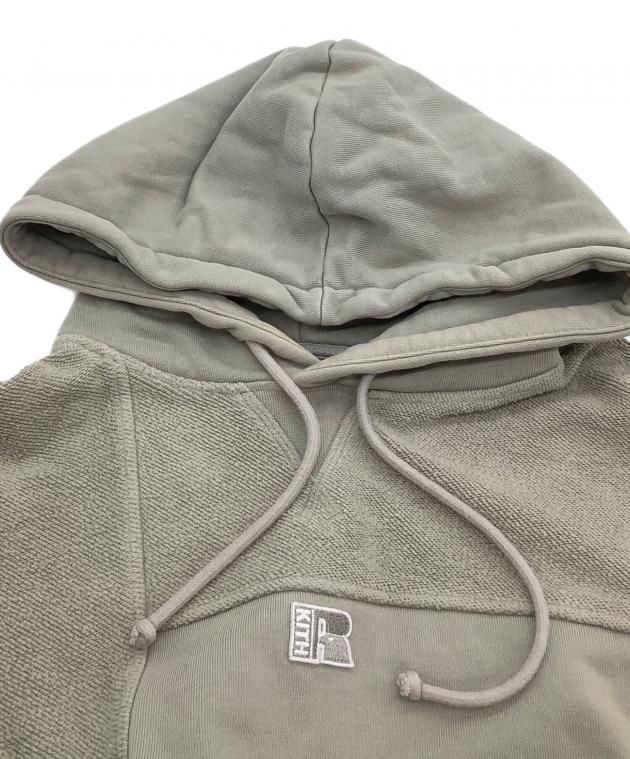中古・古着通販】KITH (キス) プルオーバーパーカー ライトグレー