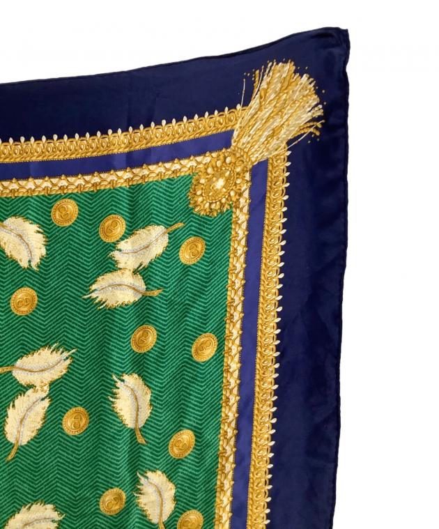 Christian Dior クリスチャンディオール　スカーフ　トロッター　緑 中古・古着通販】Christian Dior (クリスチャン ディオール) スカーフ