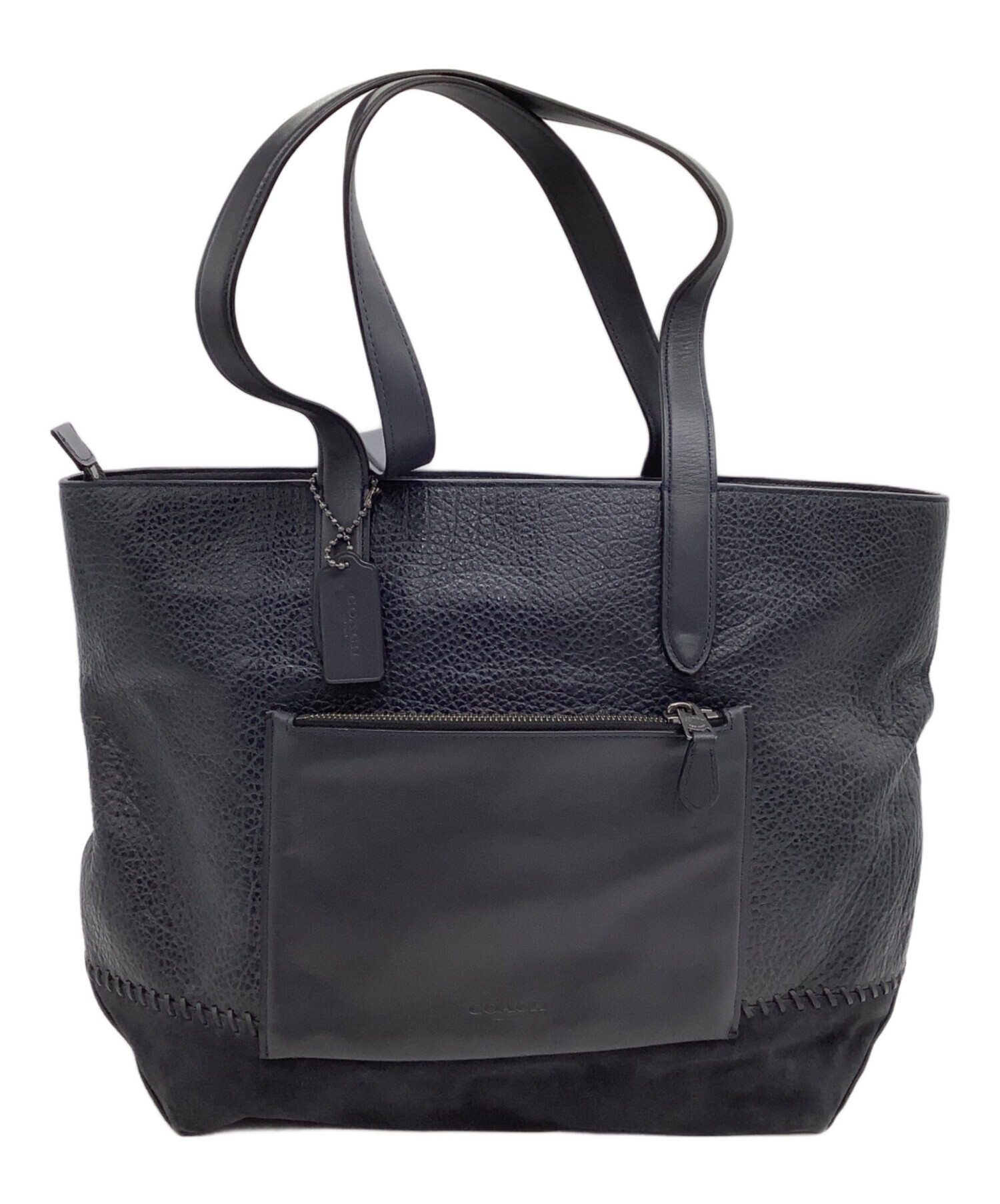 中古・古着通販】COACH (コーチ) トートバッグ ネイビー｜ブランド