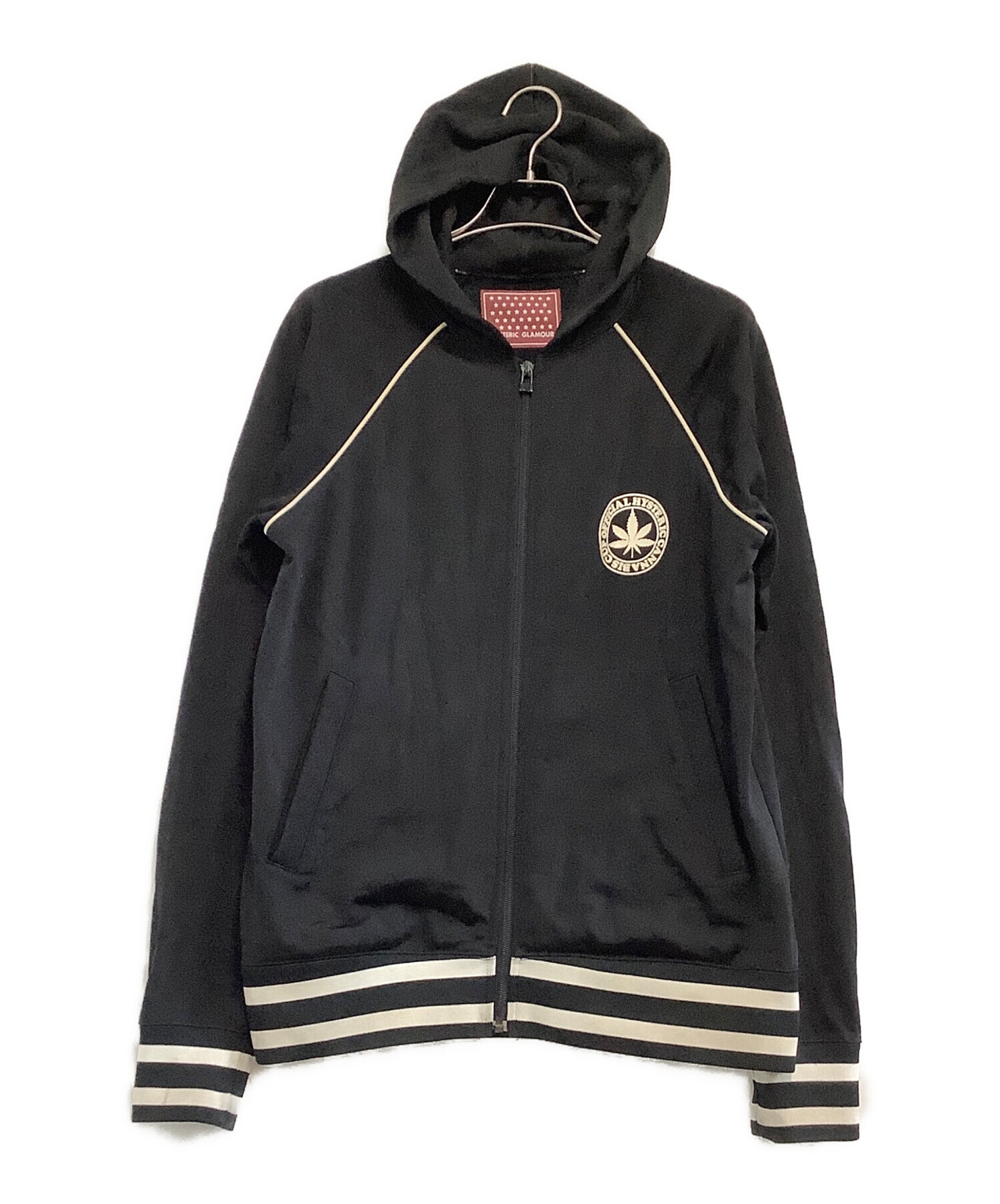 『希少』　ヒステリックグラマー　トラックジャケット　デビルガール　黒　【F】 中古・古着通販】Hysteric Glamour (ヒステリックグラマー) トラック