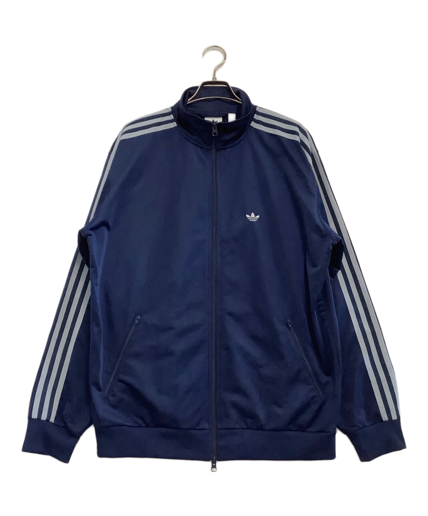 じ*ん様 131  トラックジャケット M ブルー　旧トレフォイルロ 中古・古着通販】adidas (アディダス) トラックジャケット ブルー