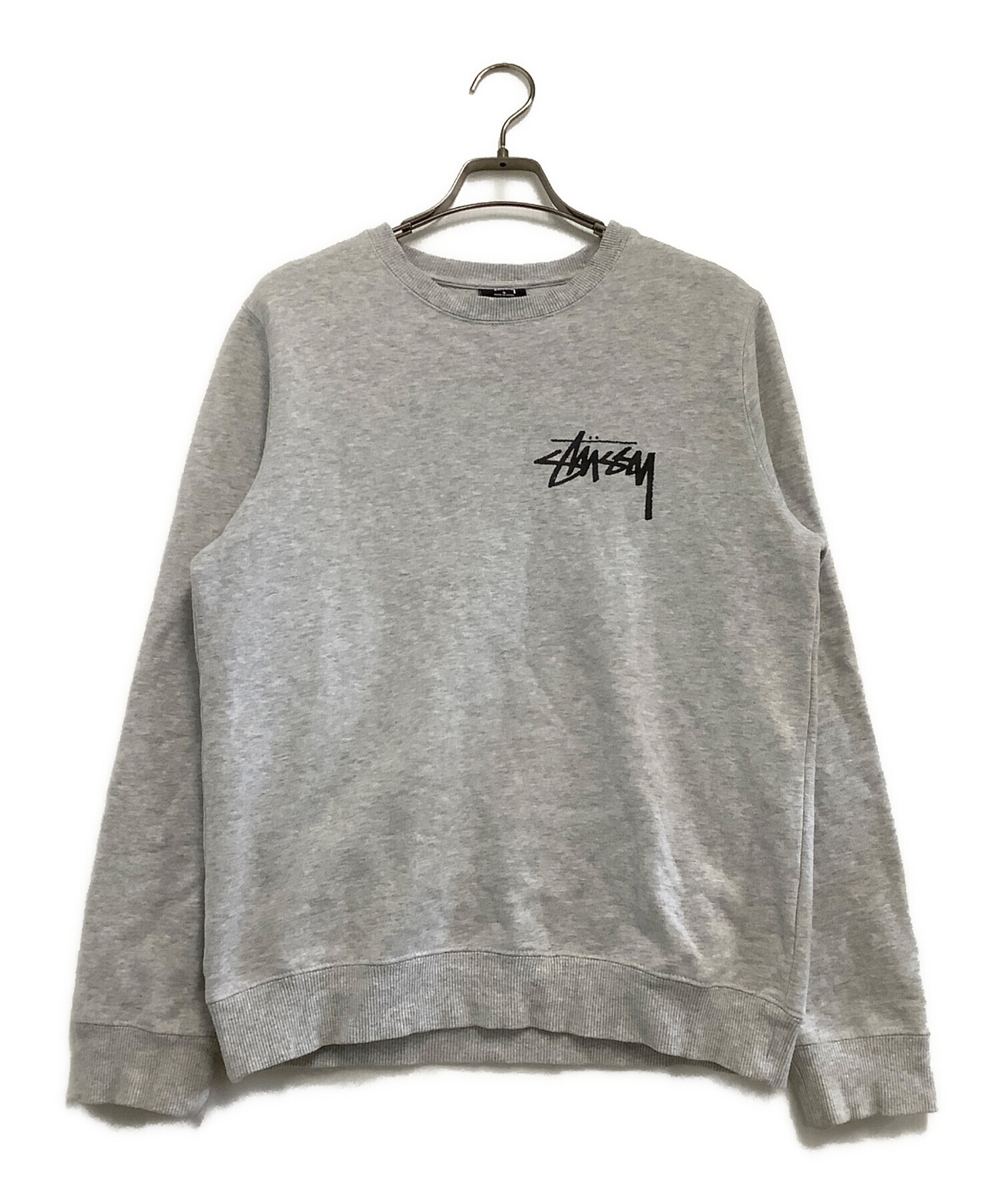 中古・古着通販】stussy (ステューシー) ロゴスウェット グレー サイズ
