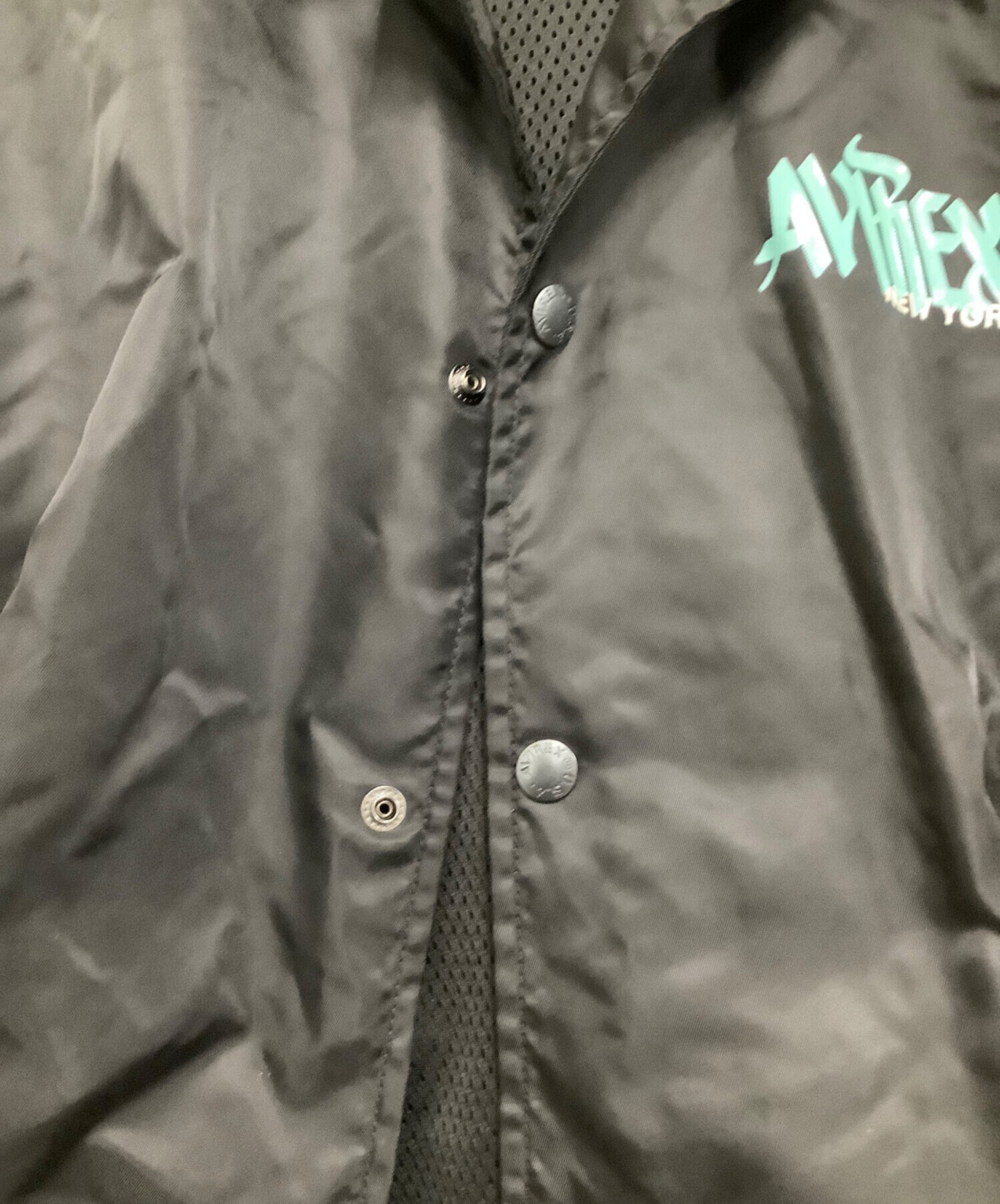 中古・古着通販】AVIREX (アヴィレックス) コーチジャケット ブラック