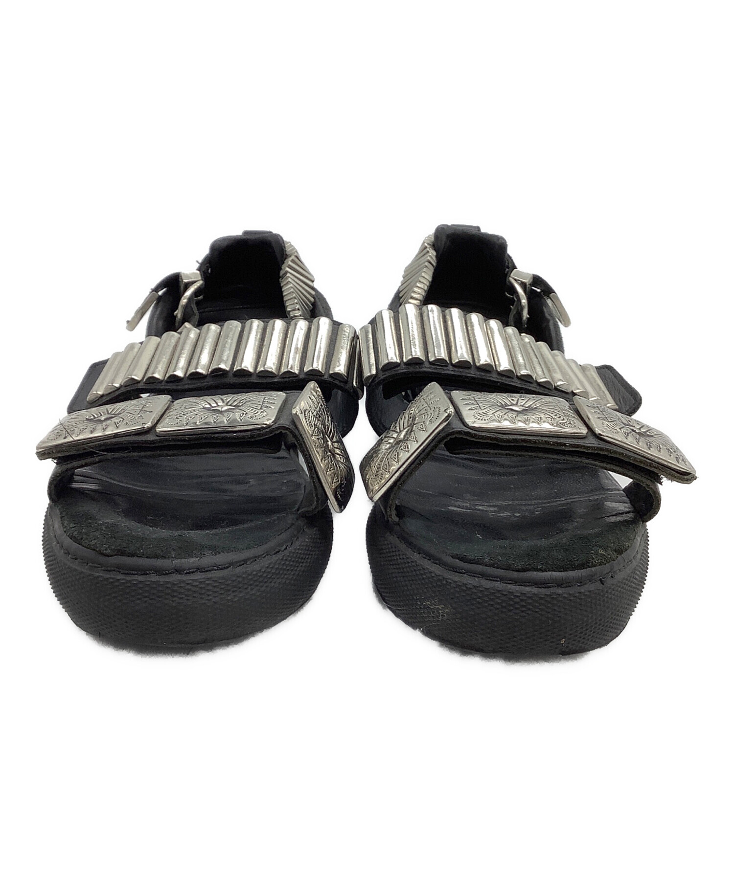 TOGA PULLA サンダル 38 中古・古着通販】TOGA PULLA (トーガ プルラ) サンダル ブラック