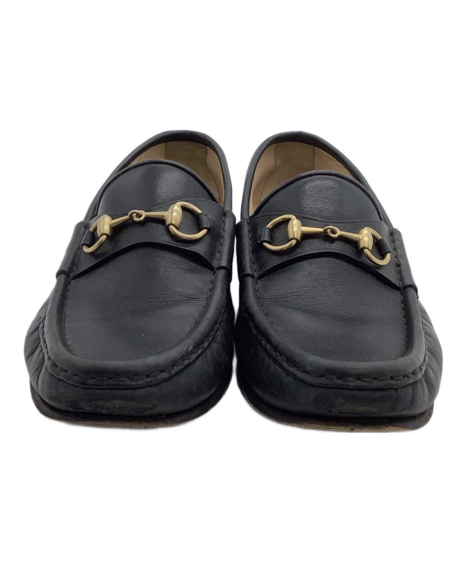 正規品✴︎2度使用美品✴︎GUCCI✴︎ローファー36 中古・古着通販】GUCCI (グッチ) ビットローファー ブラック サイズ:36