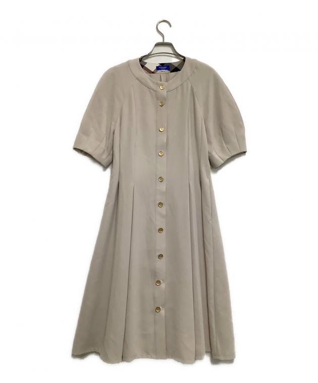 BLUELABEL CIESTBRIDGE シャツワンピース ベージュ　38 中古・古着通販】BLUE LABEL CRESTBRIDGE (ブルーレーベルクレスト