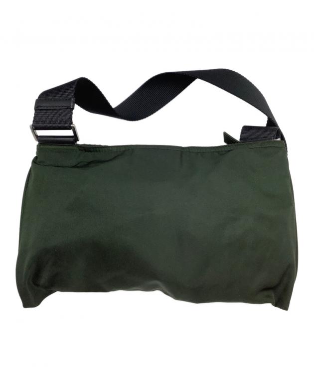 PRADA グリーン ショルダーバッグ 中古・古着通販】PRADA (プラダ) ショルダーバッグ グリーン｜ブランド