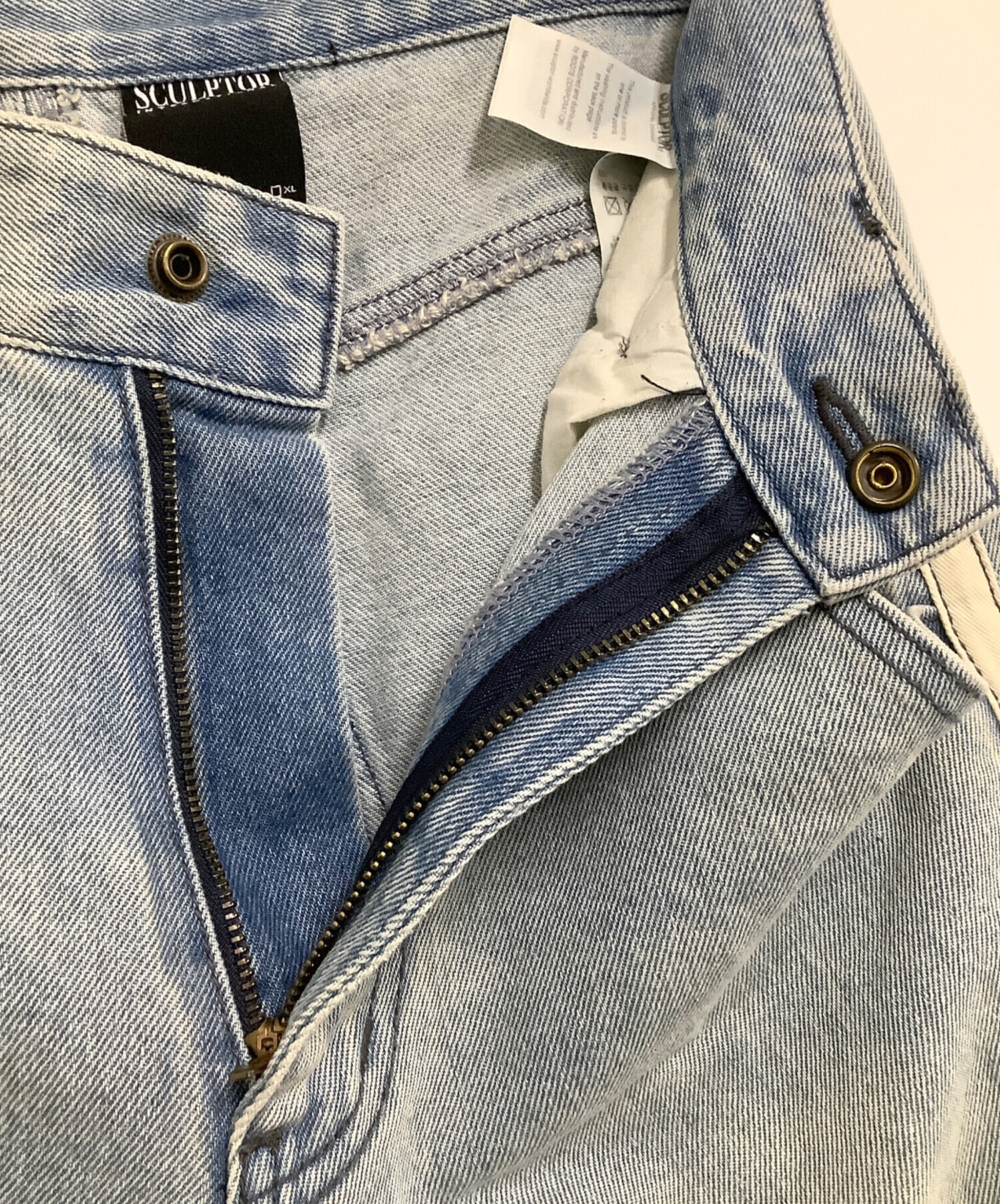 中古・古着通販】sculptor (スカルプター) デニムパンツ Straight Line