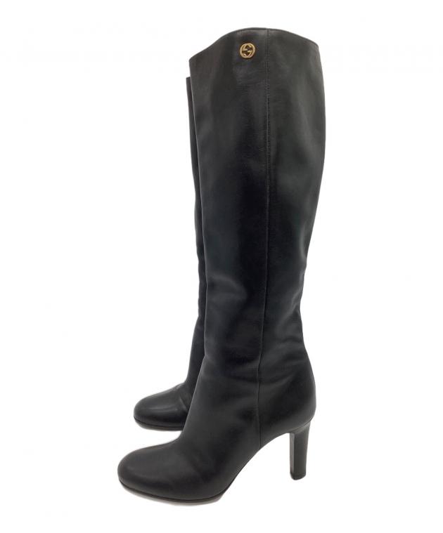 中古・古着通販】GUCCI (グッチ) ロングブーツ ブラック サイズ:36