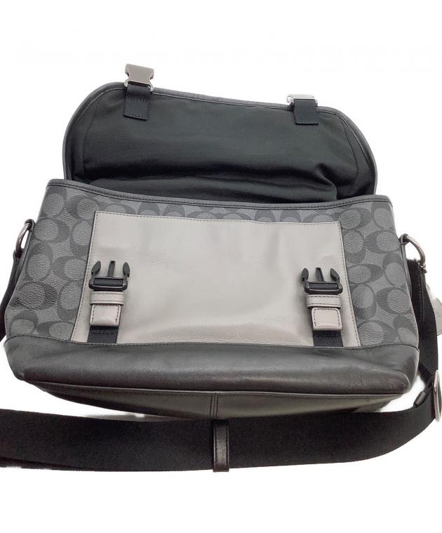 COACH メッセンジャーバッグ グレー 中古・古着通販】COACH (コーチ) メッセンジャーバッグ｜ブランド