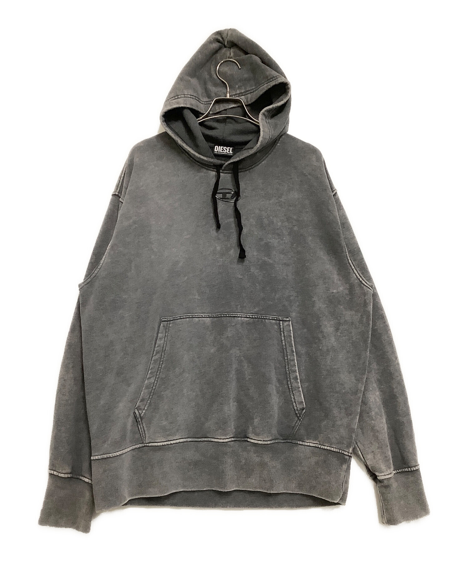 中古・古着通販】DIESEL (ディーゼル) パーカー グレー サイズ:L