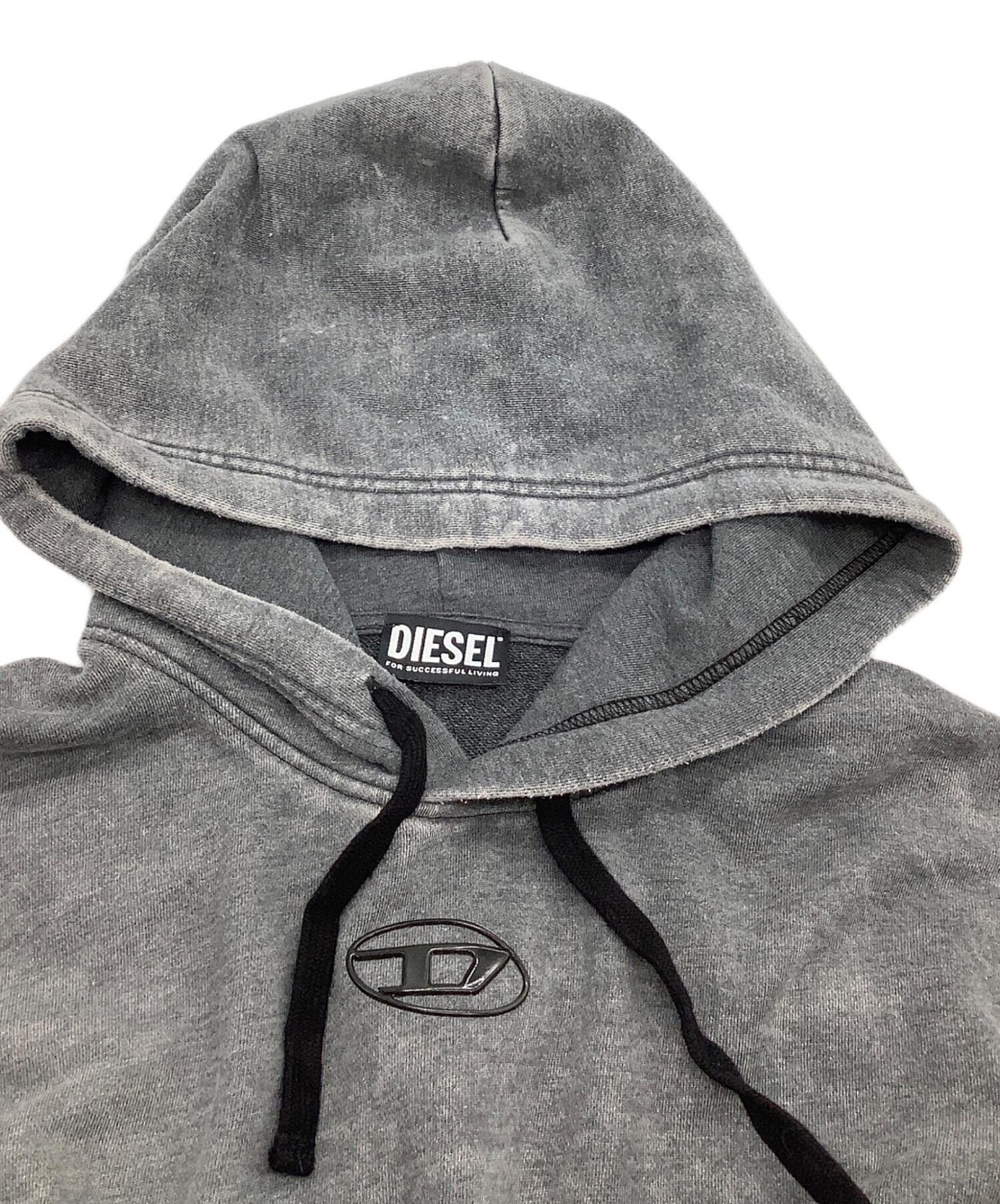 中古・古着通販】DIESEL (ディーゼル) パーカー グレー サイズ:L