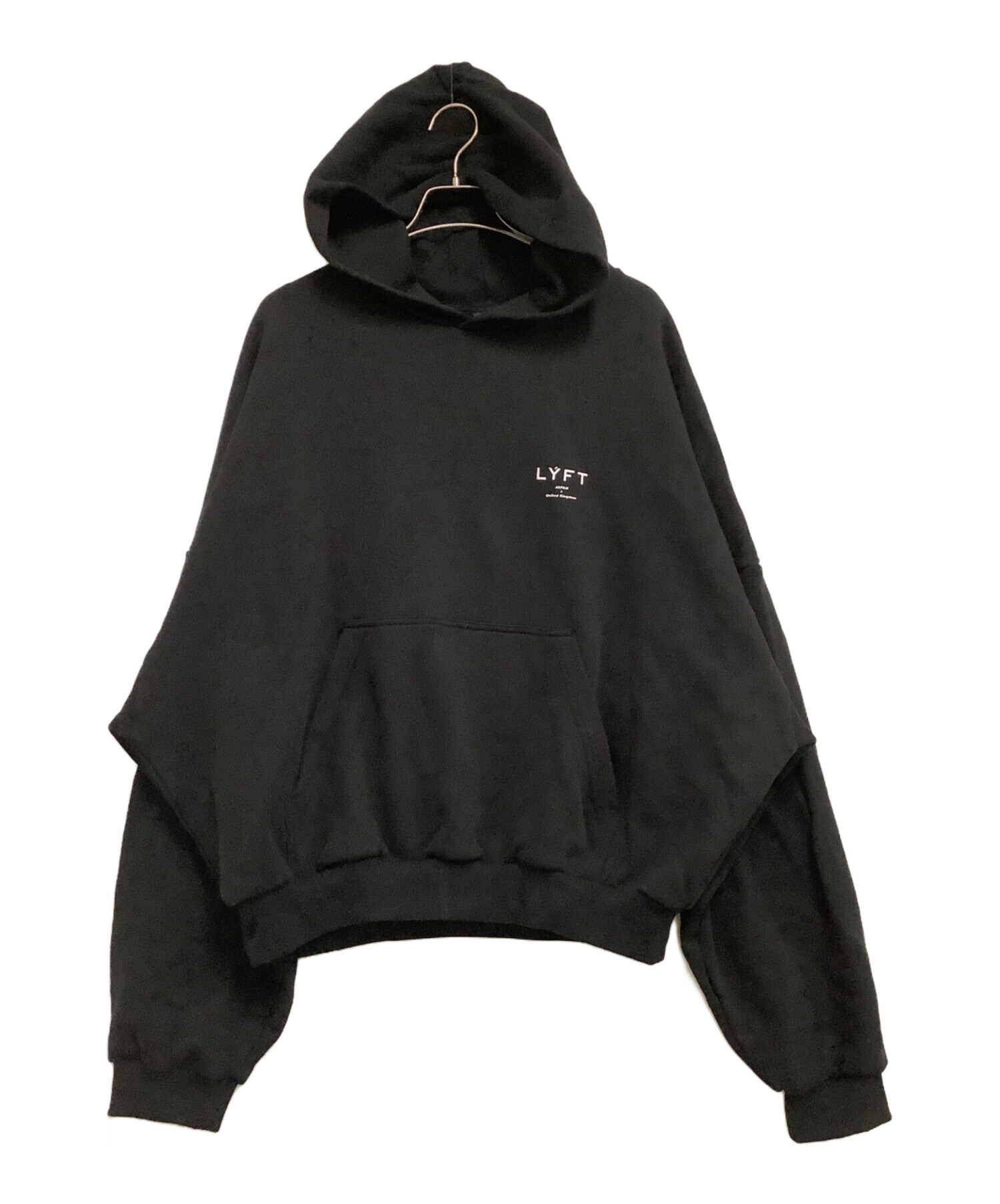 【 完売品 】 LYFT DOUBLE FACE HOODIE リフト パーカー 中古・古着通販】Lyft (リフト) プルオーバーパーカー Back Ring