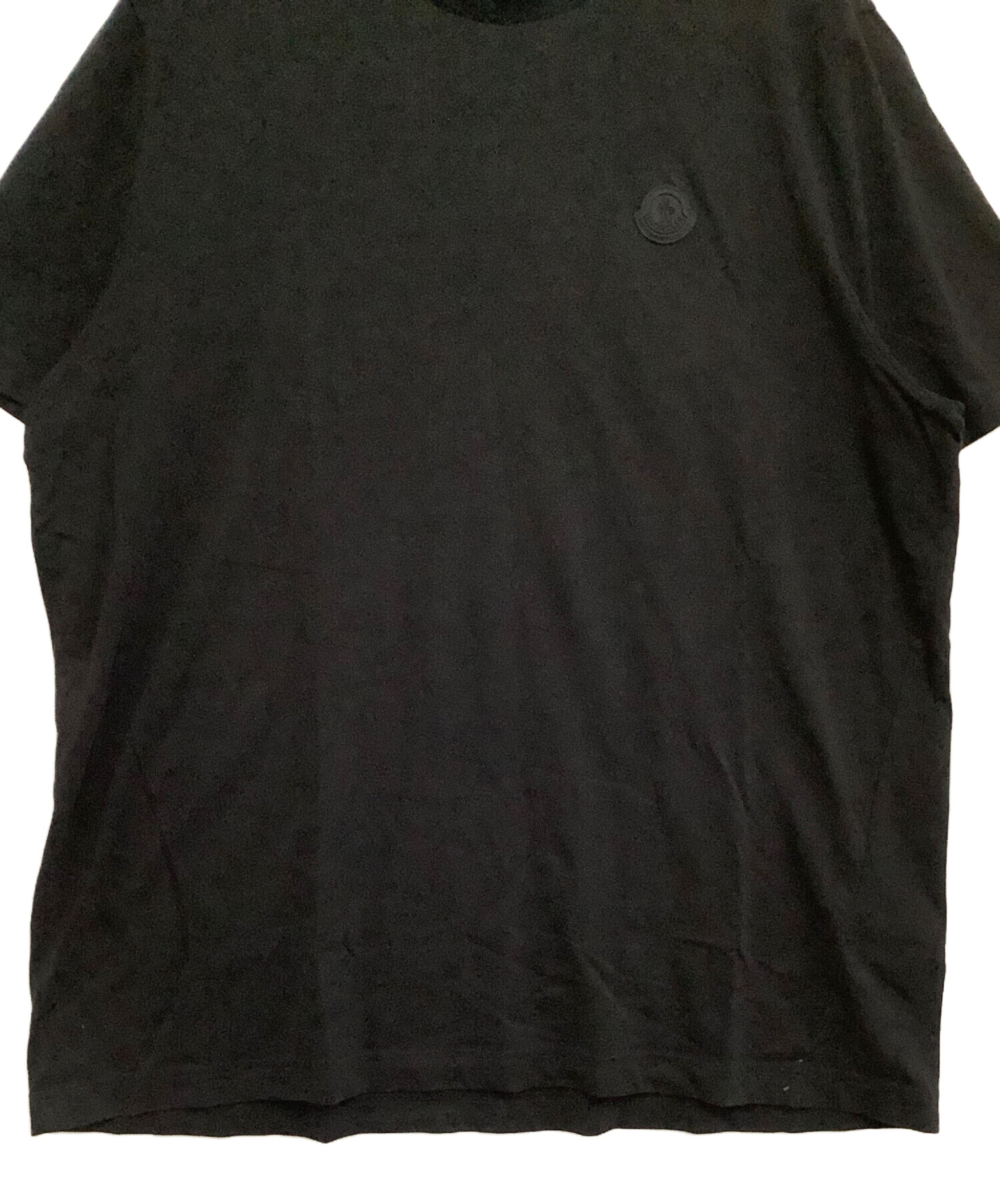 RED！　モンクレールラバーワッペン半袖Tシャツ黒　L 値下げ‼️ 中古・古着通販】MONCLER (モンクレール) ラバーワッペン半袖Tシャツ