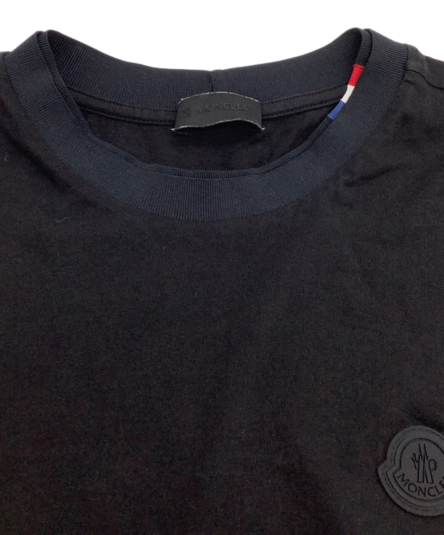 中古・古着通販】MONCLER (モンクレール) ラバーワッペン半袖Tシャツ