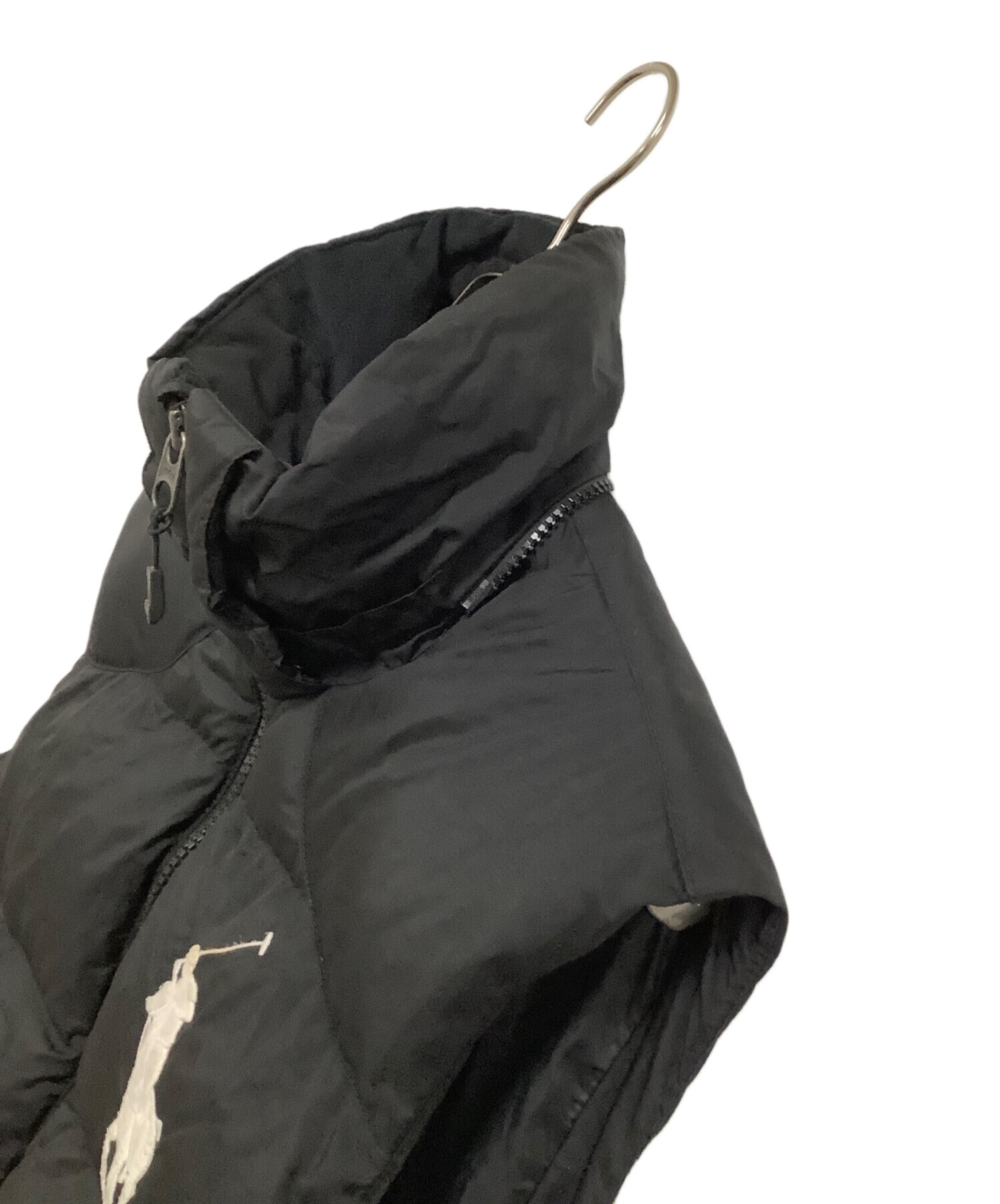 Polo Ralph Lauren ブラックダウンベスト S 中古・古着通販】POLO RALPH LAUREN (ポロ・ラルフローレン) ダウン